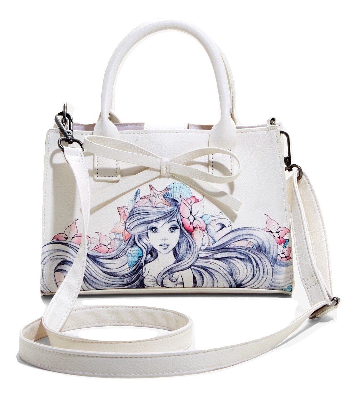 1152x1280 Loungefly The Little Mermaid Bag Disney Watercolour Ariel Handbag - Ariel Sketch Blanket