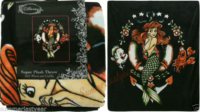 640x360 The Little Mermaid Collection On Ebay! - Ariel Sketch Blanket