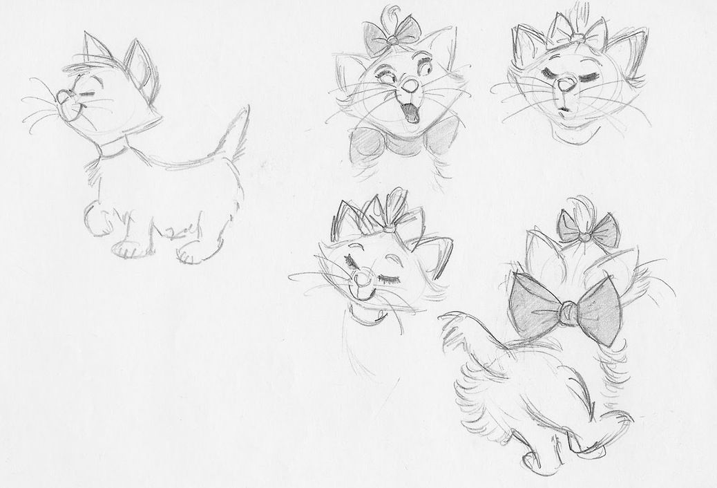 1038x706 Disney Concepts Amp Stuff Cats In Art Animation - Aristocats Sketches