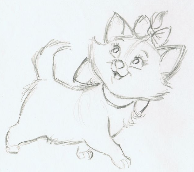 633x562 Pin By Sheila Hermansen On Cat Cat - Aristocats Sketches