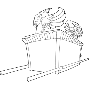 300x300 The Ark Of The Covenant Coloring Page - Ark Of The Covenant Sketch