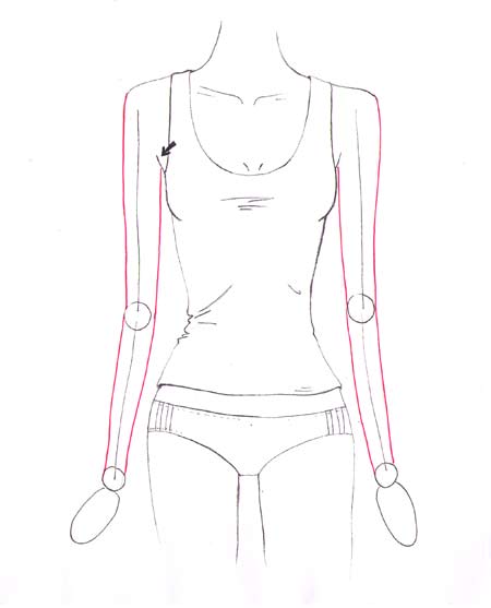 450x557 How To Draw Arms I Draw Fashion - Arm Sketch