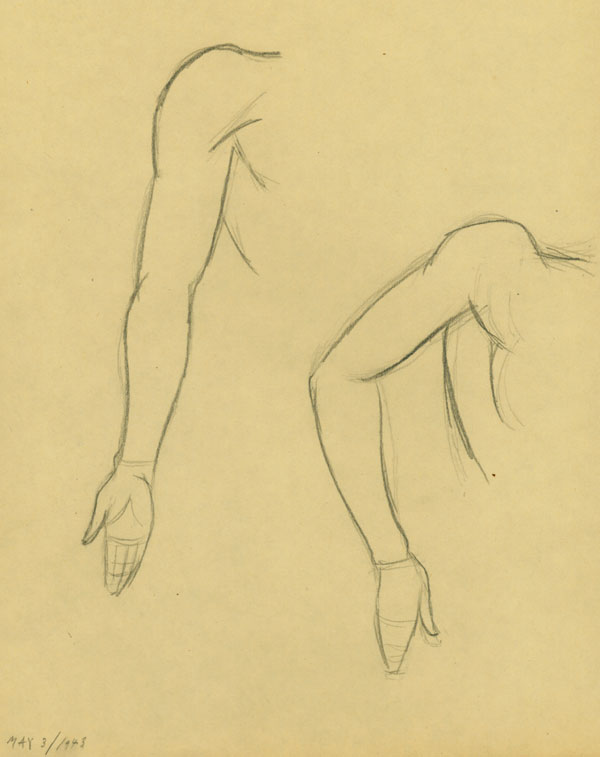 600x757 Manzanar National Historic Site - Arm Sketch