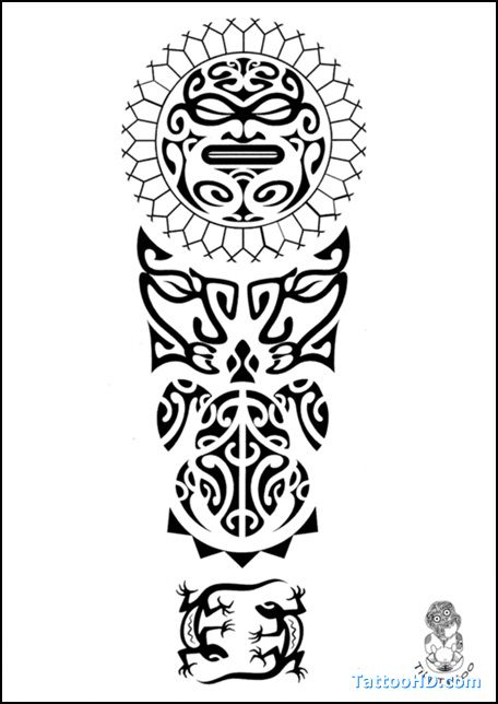 456x644 Polynesian Tattoo Drawings Tattoo Arm Polynesian Maori - Arm Tattoo Sketches