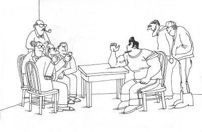 400x262 R World Arm Wrestling With Calculus - Arm Wrestling Sketch