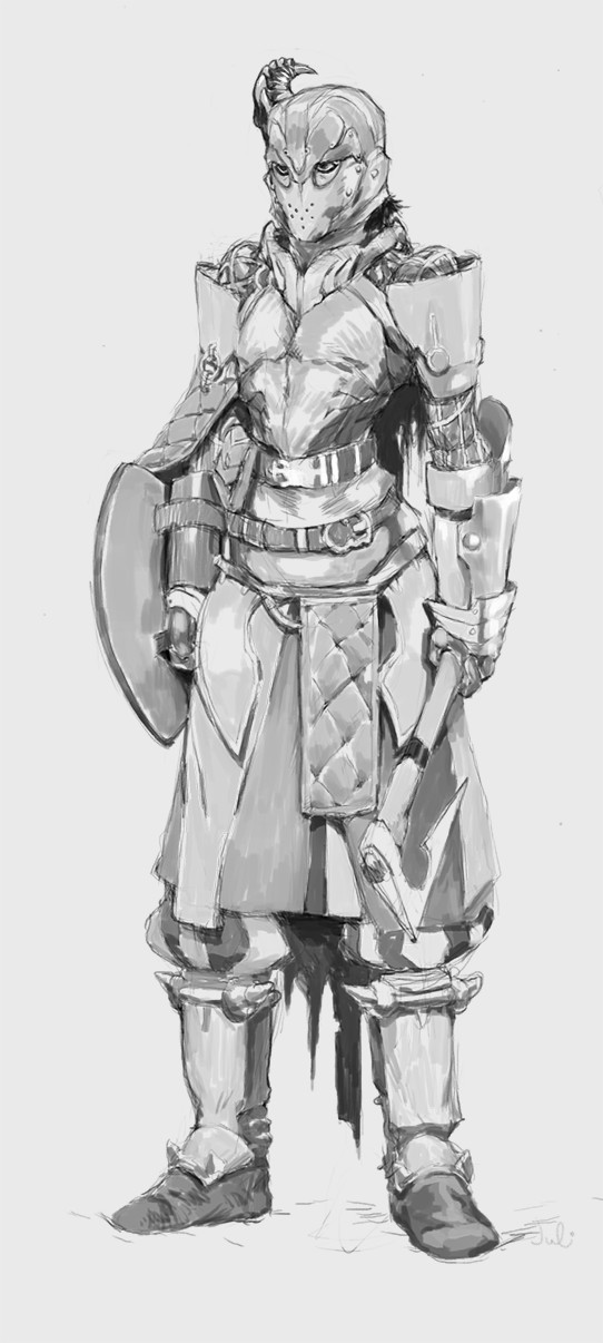 542x1206 Julie Grey - Armor Sketch