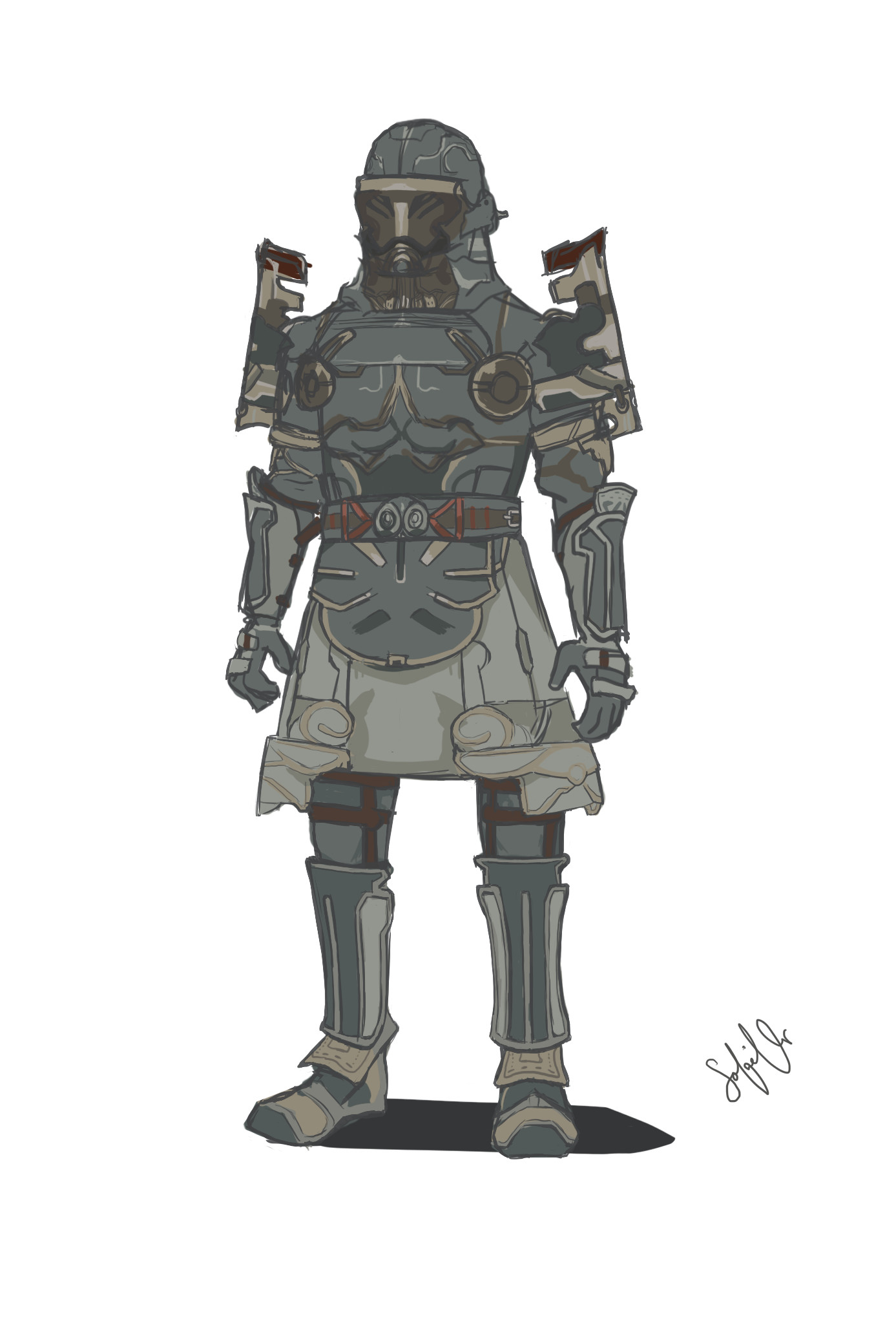 1387x2064 Sofia Uhr - Armor Sketch