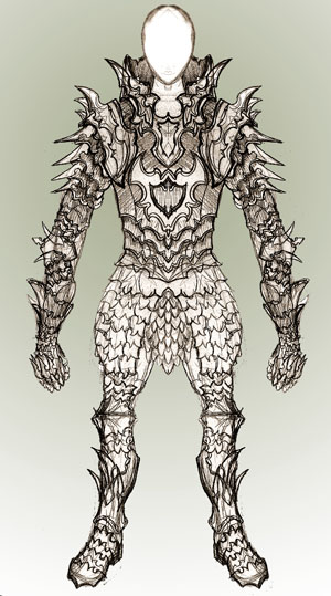 300x539 Armor Sketch Med Twigg 3d - Armor Sketch