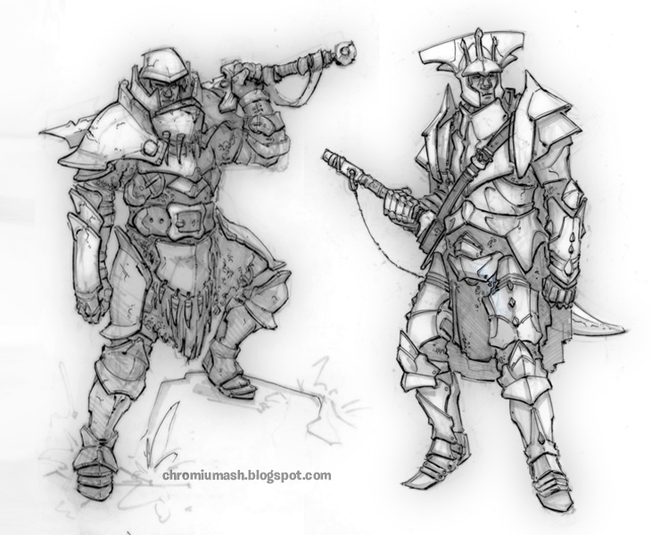 731x600 Chromium Ash Sketch Armor - Armor Sketch