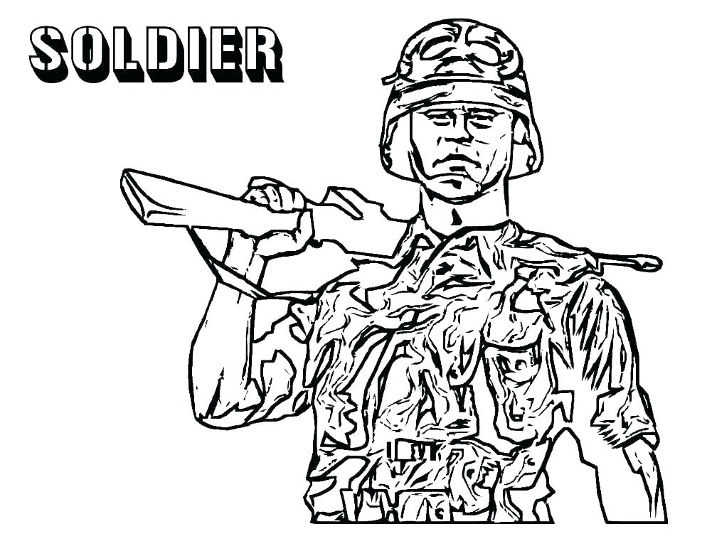 Army Guy Sketch at PaintingValley.com | Explore collection of Army Guy ...