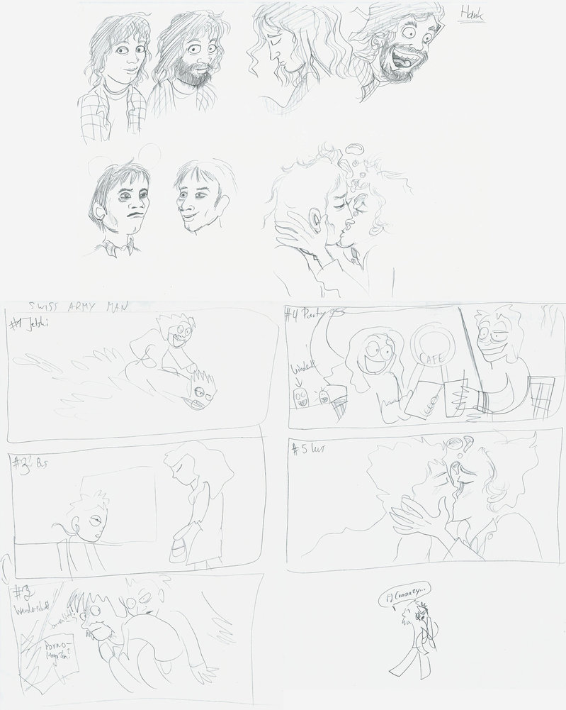 799x1001 Sketches Swiss Army Man By Tabascofanatikerin - Army Man Sketch