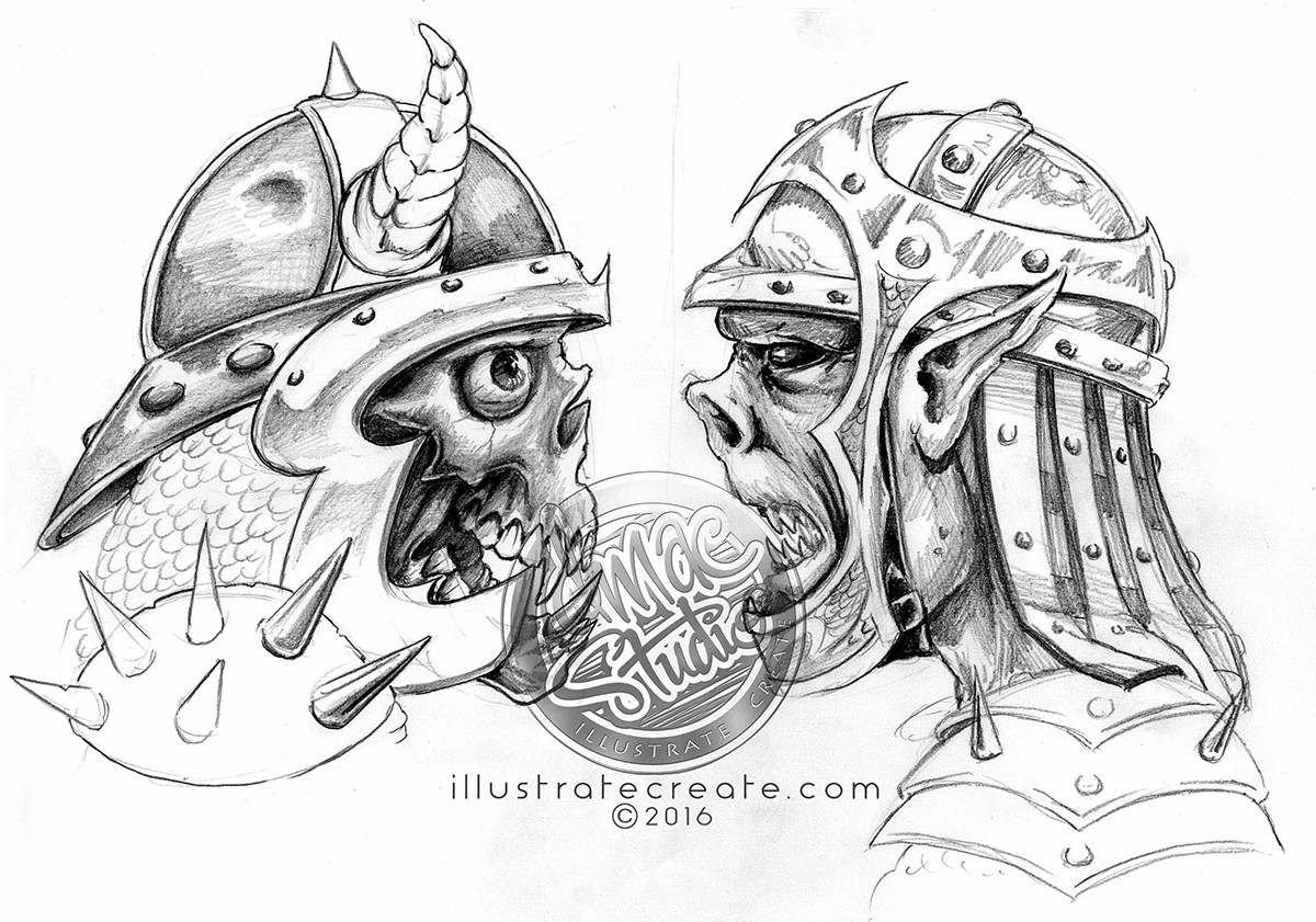 1200x841 Dead Army Concept Sketch - Army Sketch