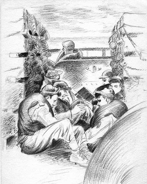 510x640 The Art Of The Ghost Army Of Wwii - Army Sketch