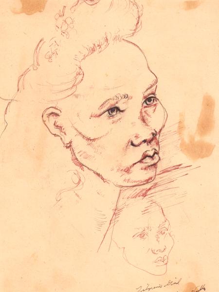 450x600 Army Sketch Of Filipino Women - Army Sketch