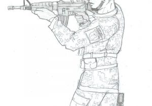 300x210 Drawing Army Soldier - Army Soldier Sketch