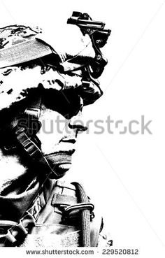 236x369 Army Soldier Drawing C R E A T I V E A R T Soldier - Army Soldier Sketch
