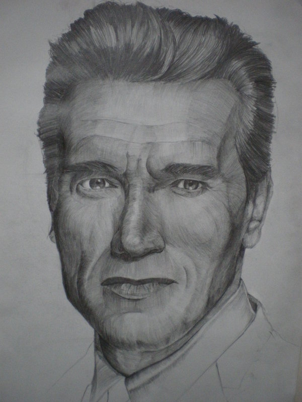 600x800 Arnold Schwarzenegger By Graffiti Freak - Arnold Sketch