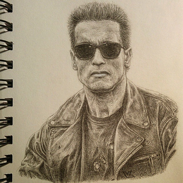 640x640 Repost From @vanceguard Arnold Schwarzenegger In His - Arnold Sketch
