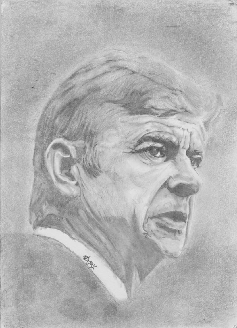 825x1143 Arsene Wenger - Arsenal Sketch