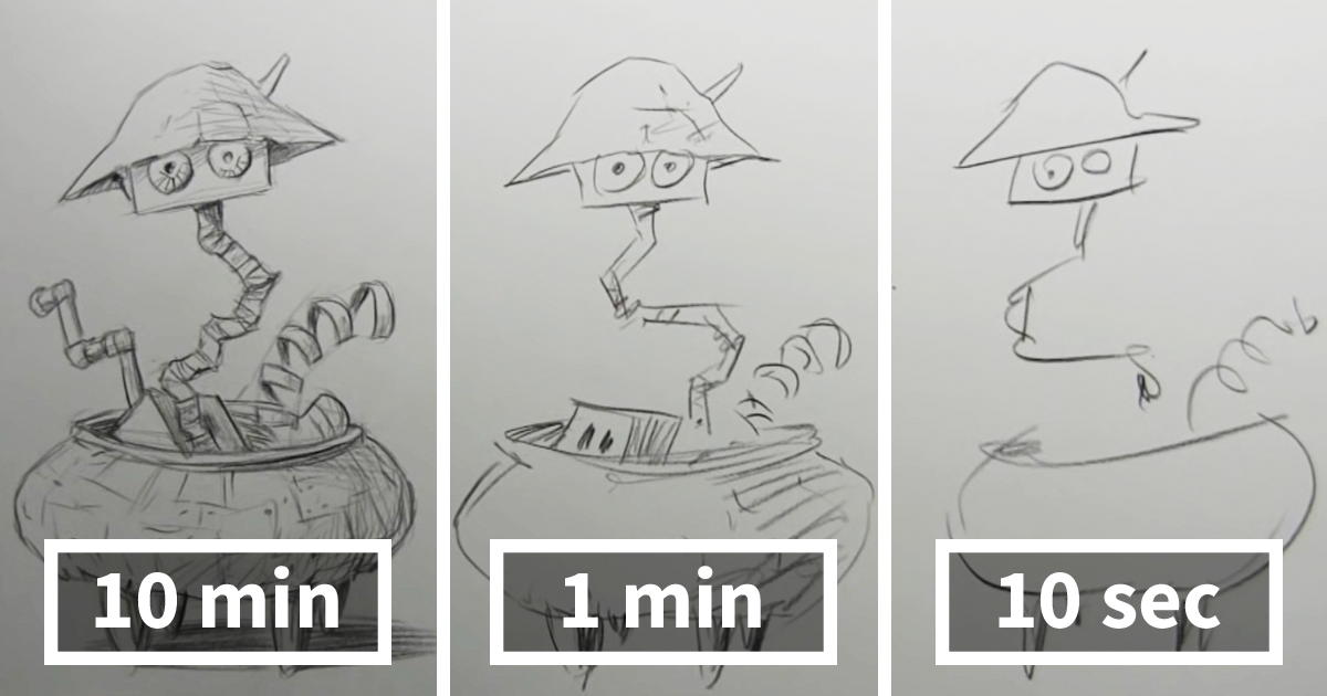 1200x630 Speed Drawing Challenge Asks Artists To Sketch In 10 Mins, 1 Min - Art Drawing Sketch