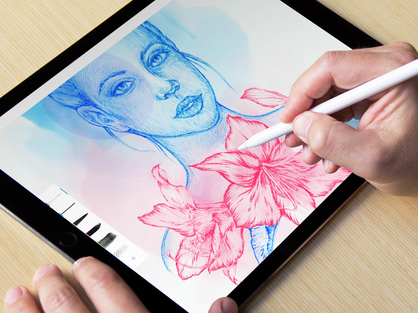 1349x1012 The 5 Best Apps For Sketching On An Ipad Pro Photoshop Sketch - Art Drawing Sketch