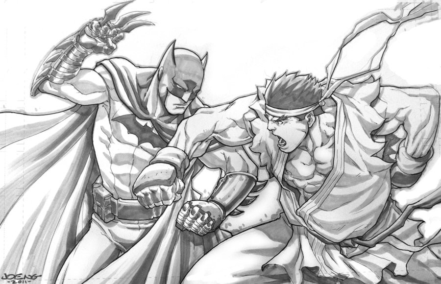 900x580 Street Fighter Artist, Jog Ng Pencil Sketch Art Gallery - Art Gallery Sketch