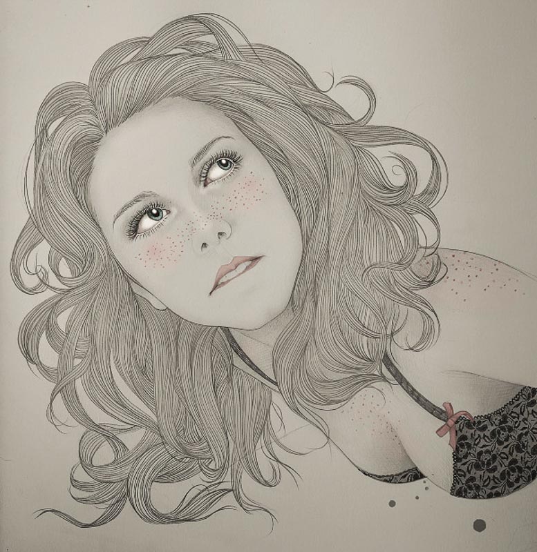 777x800 Art Nouveau Of The 21st Century Young Drawings - Art Nouveau Sketches