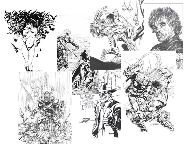 658x504 The Art Of Neal Adams Sketch Book - Art Of Sketch