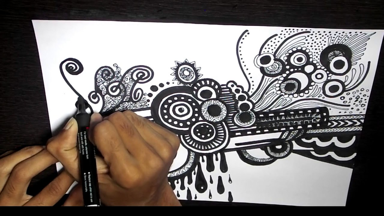 1280x720 Learn To Draw Amazing Doodle Art Doodle Drawing Ideas Doodling - Art Sketch Ideas
