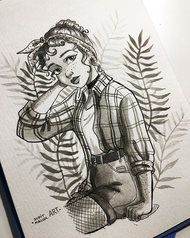 640x799 Inktober Day 24! I Really Needed To Take A Break Today, So The - Art Sketch Ideas