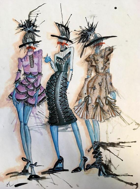 570x772 Fashion Sketchesartwork - Art Work Sketch