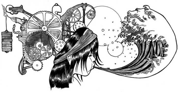 700x364 Geiser Vinyl Artwork Jord Jansen Tattoos - Art Work Sketch