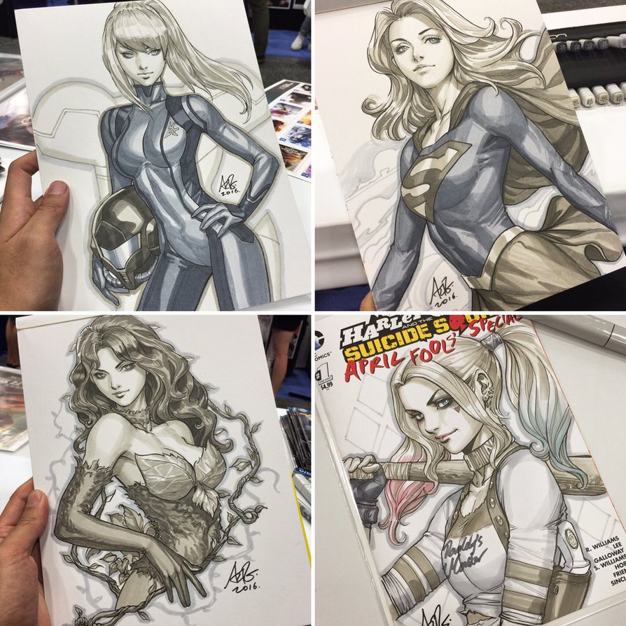 894x894 Sdcc Sketches By Artgerm - Artgerm Sketch