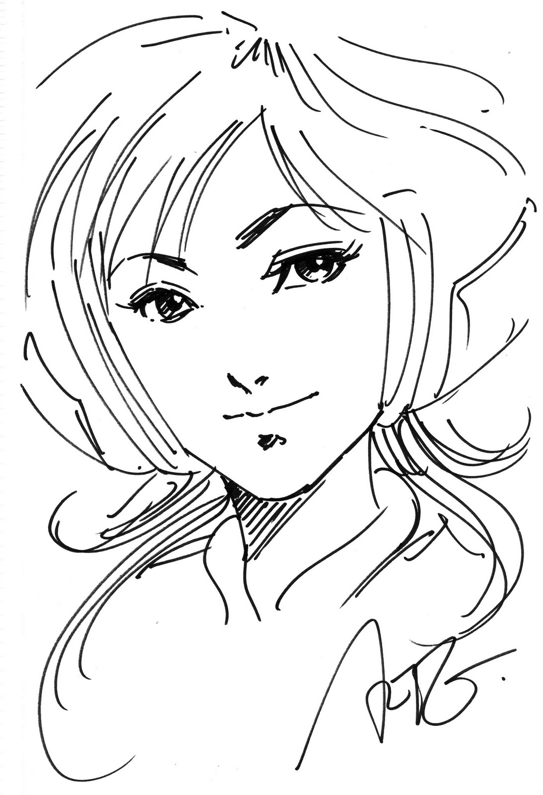 1094x1600 Sukebu Dekimasu Ka Artgerm F Yeah! - Artgerm Sketch