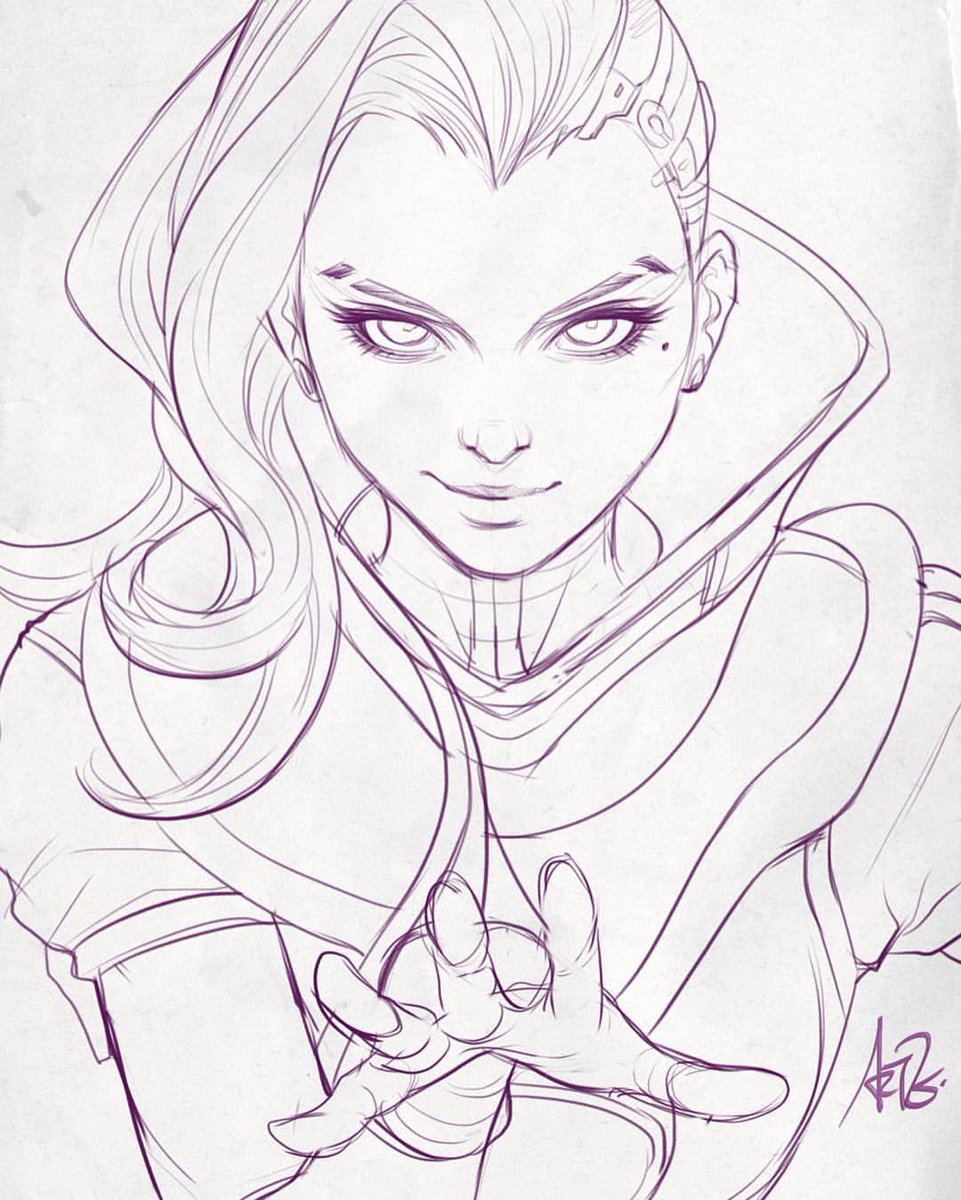 Artgerm Sketch at PaintingValley.com | Explore collection of Artgerm Sketch