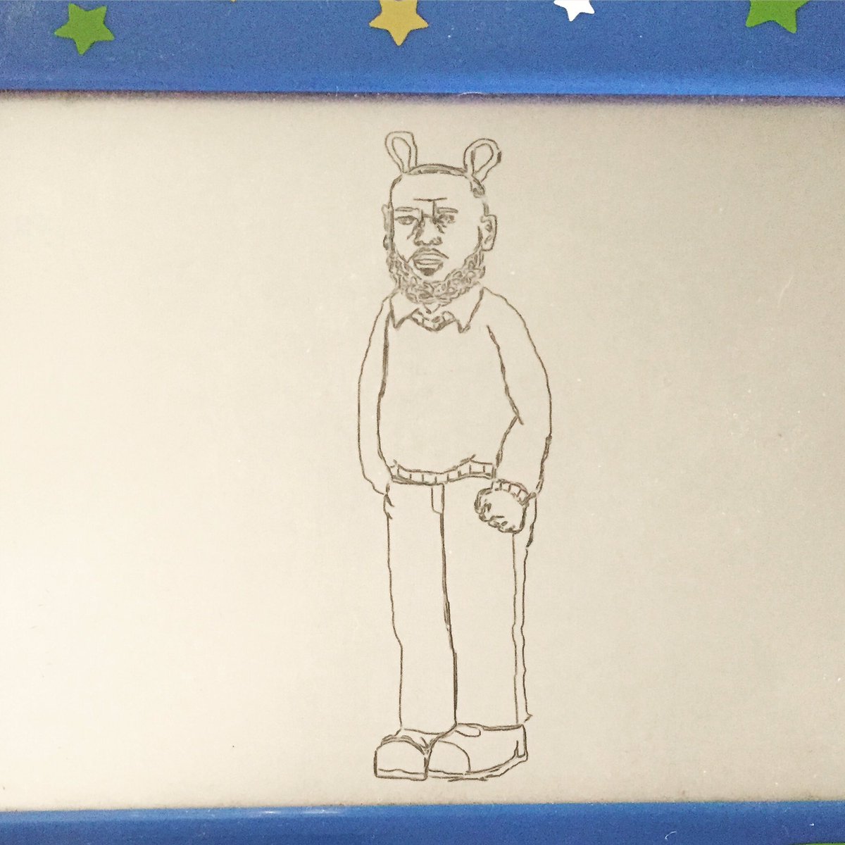 1200x1200 This Etch A Sketch Drawing Of Lebron As Arthur Is A Work Of Art - Arthur Sketch