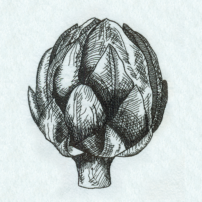 700x700 Vegetable Sketch Bundle Pack Magic Stock Art - Artichoke Sketch