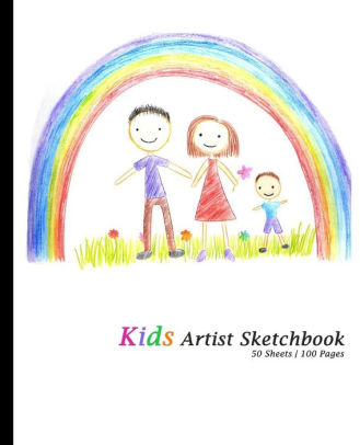 329x406 Kids Artist Sketchbook Happy Family, Sketchpad Drawing Book By - Artist Sketch Pad