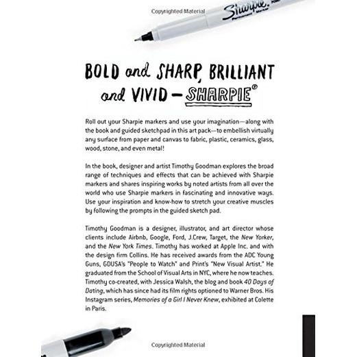521x521 Sharpie Art Pack A Book And Guided Sketch Pad For Creative Mark - Artist Sketch Pad