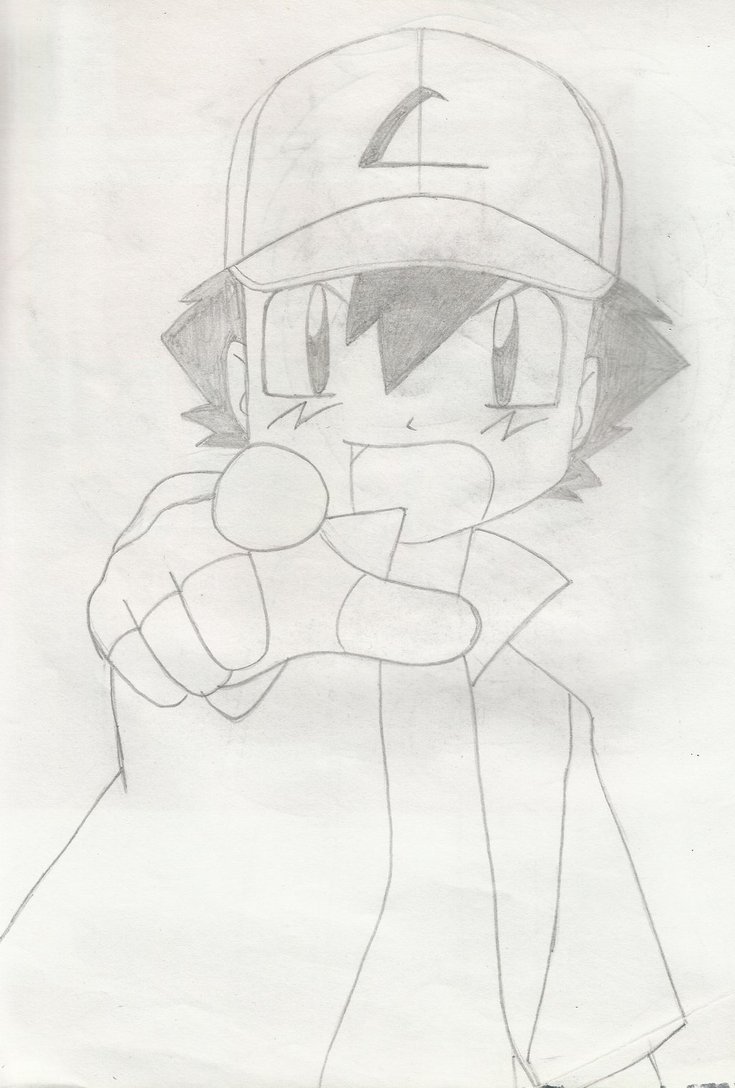 735x1088 Ash Sketch By Komal08731 - Ash Sketch