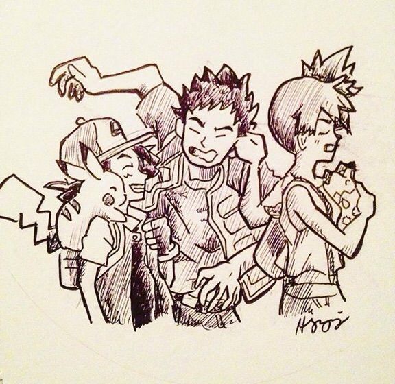 576x560 Pokemon Sketches Ash Amp Friends Amino - Ash Sketch