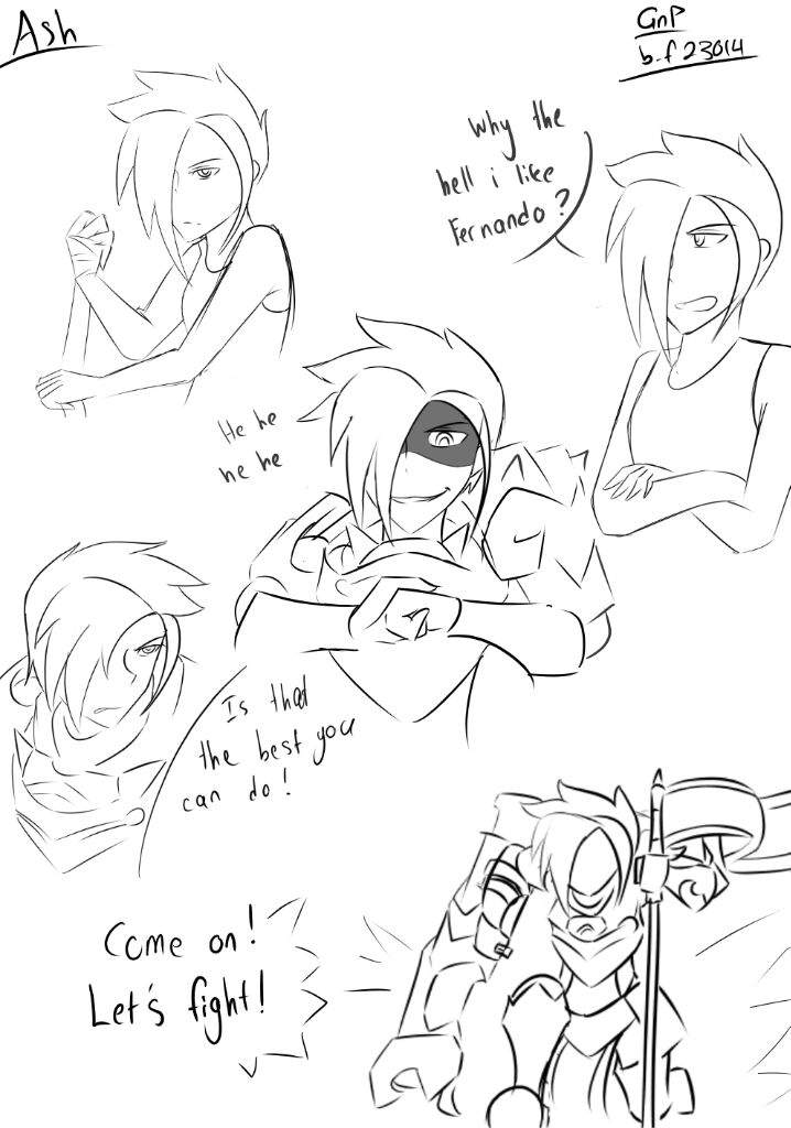 718x1024 Ash Sketch Paladins Amino Amino - Ash Sketch