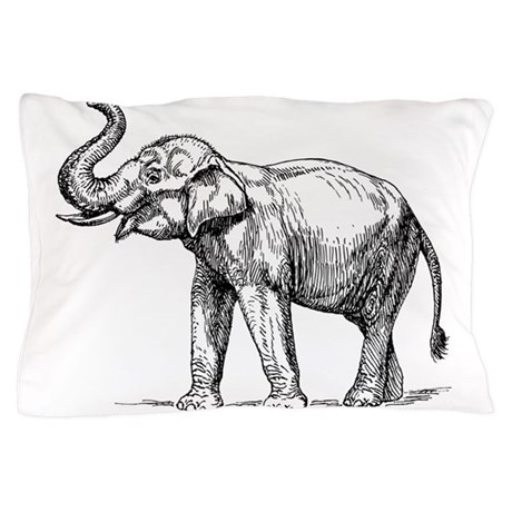 460x460 Indian Elephant Bed Amp Bath - Asian Elephant Sketch