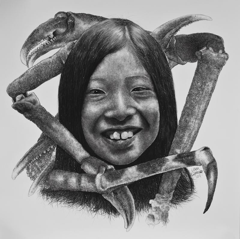 800x798 Liam Gerrard - Asian Girl Sketch