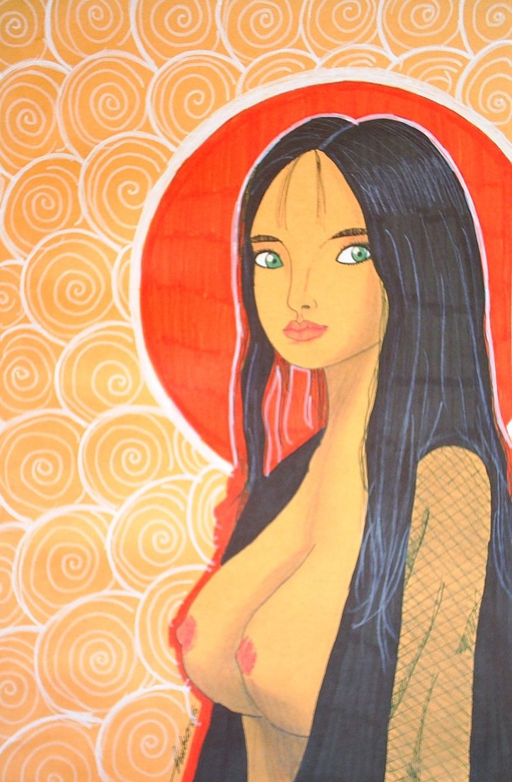 723x1104 Asian Girl Sketch By Osodelpan - Asian Girl Sketch