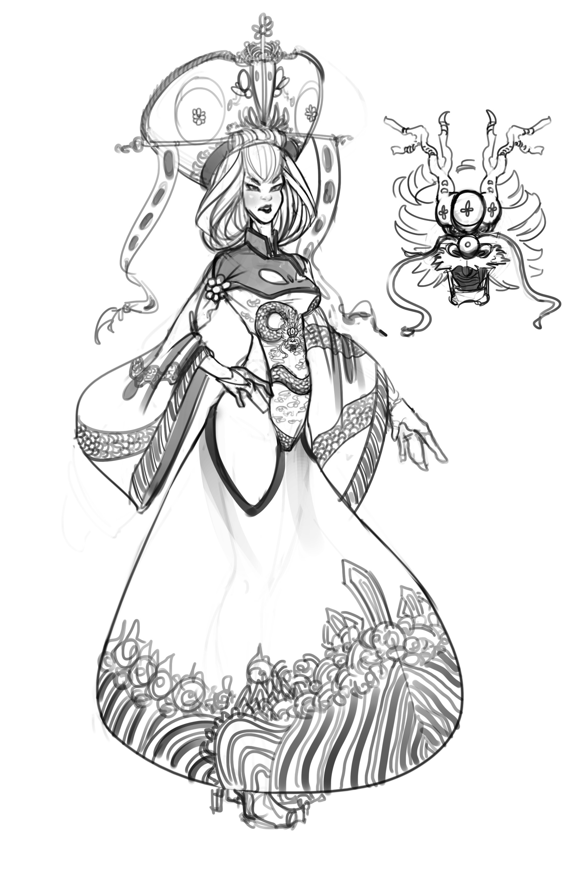 1920x2877 Samuel Kam - Asian Sketch