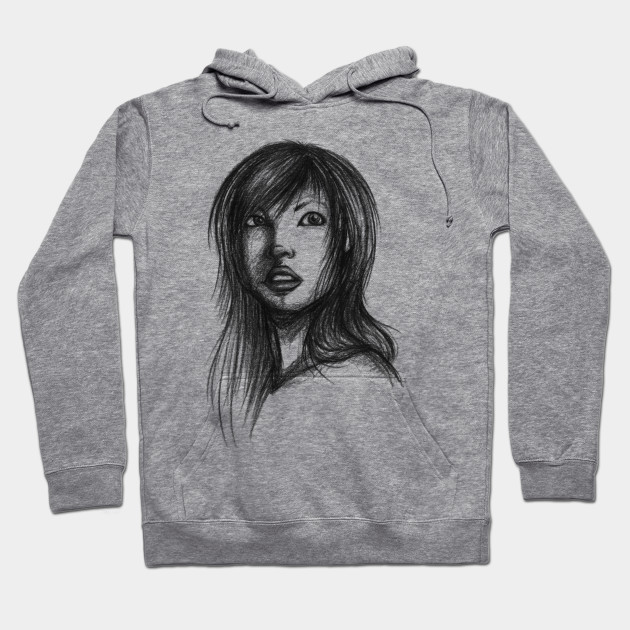 630x630 Beautiful Woman Artist Pencil Sketch 2 - Asian Woman Sketch