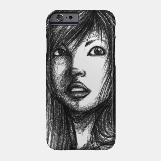 630x630 Beautiful Woman Artist Pencil Sketch 2 - Asian Woman Sketch