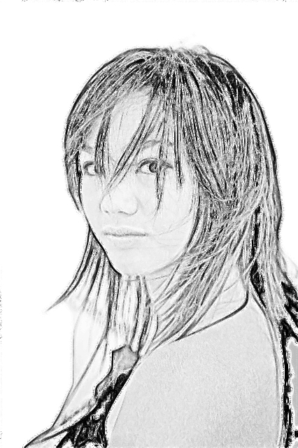 426x640 Pretty Asian Woman, Sketch By Awesome Sketches - Asian Woman Sketch