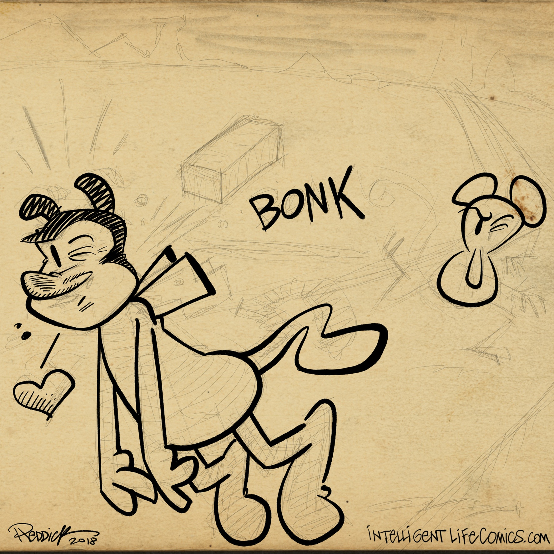 1772x1772 Krazy Kat Sketch In Progress Intelligent Life - Ask Sketch